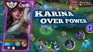 gameplay karina on point parah🔥~ Mobile Legends