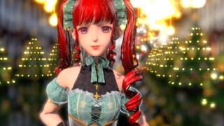 เมื่อ นวลนวล เต้นเพลงคริสต์มาสของงานไอดอล We Wish You a Merry Christmas! [Shan Nuan MMD]