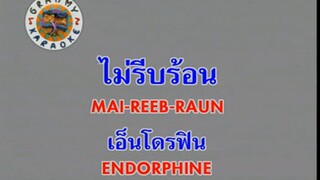 ไม่รีบร้อน (Mai Reeb Raun) - เอ็นโดรฟิน (Endorphine)