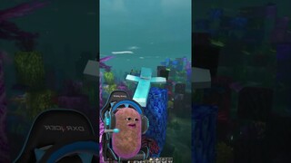 NYOBAIN KEDASAR LAUT PAKE HD TEXTURE PACK DIMINECRAFT !! #shorts #short