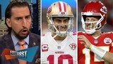 FIRST THINGS FIRST | Nick Wright warning on Week 7: Jimmy G, 49ers upset Mahomes , Chiefs