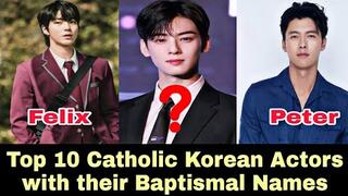 Top 10 Korean Actors Religions with their New Names | korean actors 2021 |