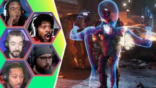 Gamers react to : Miles turning invisible [Spider-Man: Miles Morales]