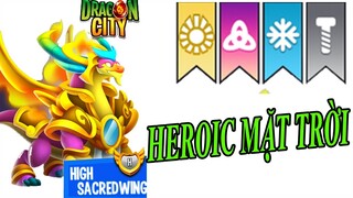 CUỘC ĐUA HEROIC CUỐI CÙNG NĂM 2021 GIÀNH RỒNG HIGH SACREDWING Dragon City Top Game Android Ios