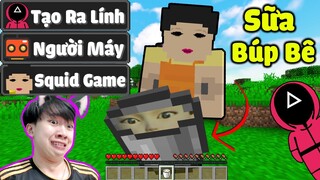 Vinh Uống Sữa Của Búp Bê Tập 22 : UỐNG SỮA TẤT CẢ MỌI THỨ TRONG MINECRAFT* Vinh Là Búp Bê Nè 😎🤣