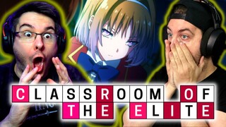 KUSHIDA IS TERRIFYING! | Classroom Of The Elite Episode 3 REACTION | Anime Reaction