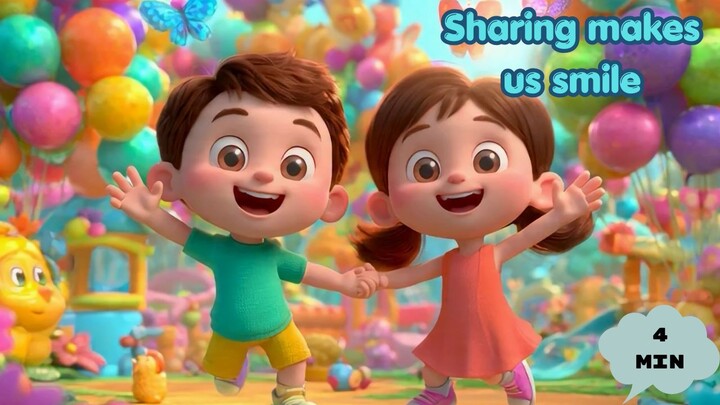 Sharing makes us Smile I CoCobubbles Nursery Rhymes and Kids Songs