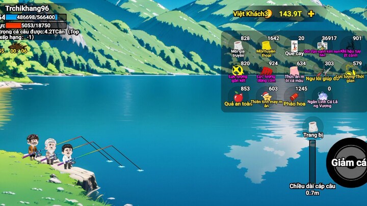 thử thách câu con doanh ngư vương