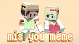 Mis you meme animation minecraft prisma 3D