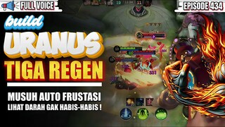 Build Uranus Tiga Regen! Musuh Auto Frustrasi Lihat Darah Gak Habis-Habis!.MLBB/MOBILE LEGENDS