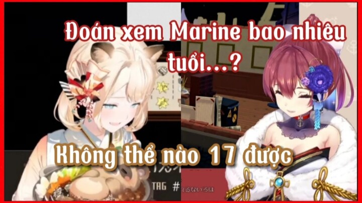 Iroha không tin Marine 17 tuổi [Hololive Vietsub]