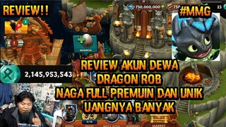 REVIEW AKUN DEWA GAK BAKAL  MENYESAL DI GANE DRAGON RISE OF BERK UANGNYA UDAH BANYAK BANGET