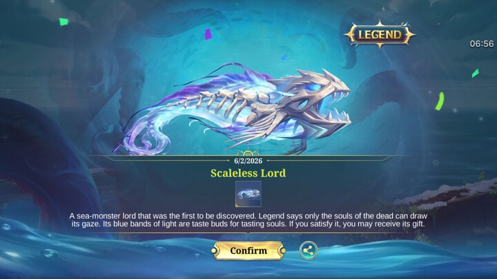 Mobile Legends getting Scaleless Lord at Dalawa nalang ma cocompleto na ang ating Legendary na isda