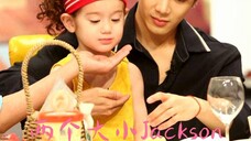 【Wang Jiaer】Big and small Jackson have a loving interaction! Dway and Walking set a new trend/applau