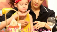 【Wang Jiaer】Big and small Jackson have a loving interaction! Dway and Walking set a new trend/applau