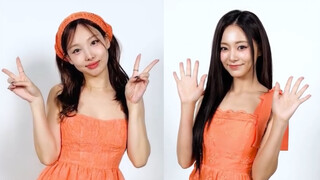 Nayeon and Tzuyu Chou《ONE SPARK》challenge