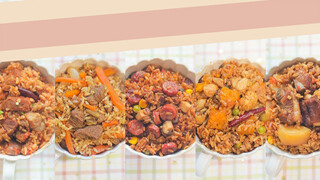 How to make five different kinds of braised rice