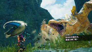 The great hammer looks so powerful in slow motion [Monster Hunter: Rise]