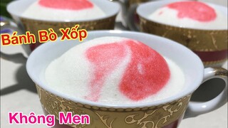 BÁNH BÒ- Cách làm bánh bò bông xốp cấp tốc không men nở, không bột nở, không nhồi bột