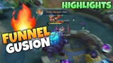 Gusion FUNNEL Highlights | Insane Early Game Damage 🔥 | #14
