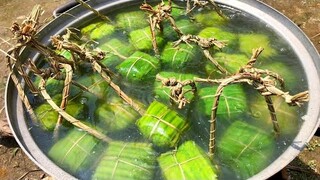 Tết Miền Tây, Gói Bánh Tét Ăn Với Thịt Kho Rệu, Một Thoáng Quê Hương