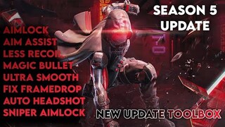 CODM TOOLBOX SEASON 5 V5 | CODM AIMBOT CONFIG | CODM NEW UPDATE HEADSHOT CONFIG | MP+BR WORK | CHEAT