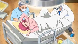 Adegan melahirkan wanita dalam anime