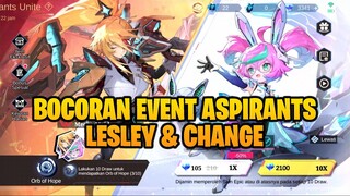 BOCORAN EVENT ASPIRANTS LESLEY & CHANGE - SIAP2 PANEN SKIN COLLECTOR & EPIC LIMITED LAGI