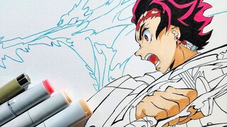 【鬼灭之刃】【手绘】刀有多快，头槌就有多硬！——Nkey Art