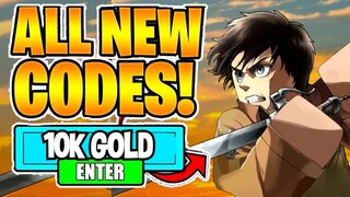 Roblox Untitled Attack On Titan All New Codes! 2022 March