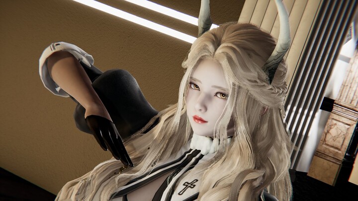 【HS2 MMD】The luxurious performance of the double-horned nun-Conqueror