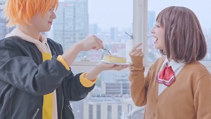 [pjsk\cosplay cover] Salad mandala dari saudara Shinonome | "Aku tidak akan membiarkanmu memakan kue
