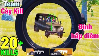 [PUBG Mobile] Pha Cân 4 Team Đi Cày Kill | Gặp TaKaz Lao Tới Định Hấp Diêm | T98