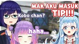 Reaksi Towa dan A-chan saat melihat Kerandoman Kobo [ Clip Kobo Kanaeru ]