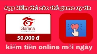 kiếm thẻ cào thẻ game uy tín mỗi ngày với ireact