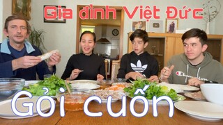 Ăn gỏi cuốn, MiG pha nước mắm tỏi ớt đã nổi lên 😀| Ẩm thực Việt Nam | Cuộc sống ở Đức