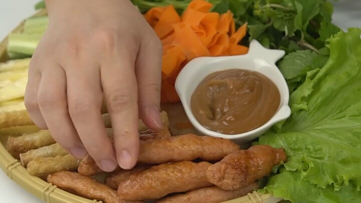 Làm Nem Nướng Nha Trang Tại Nhà Cực Dễ _ HÀ COOKING