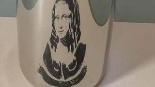 Draw Mona Lisa with the five characters "Mona Lisa" and let her appear on your cup