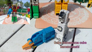 Phụ kiện Zyuohger minipla khối shimauma & khối kamonohashi