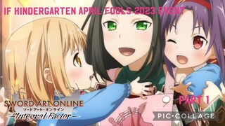 Sword Art Online Integral Factor: IF Kindergarten April Fools 2023 Event Part 1