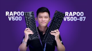 CHỈ HƠN 500K có PHÍM CƠ KHÔNG DÂY - CHẤT LƯỢNG NHƯ NÀO?| RAPOO V500 PRO