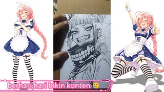 berhari-hari bikin konten 🥲