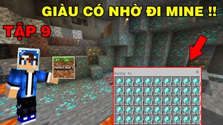 SINH TỒN TRONG RỪNG TẬP 9 | Làm Giàu Từ Việc Đi Mine Để Có Nhiều KC | Trong Minecraft Pe..!!