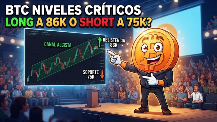 Bitcoin rompe soportes: ¿Rebote real a 86K o liquidación a 75K? (NIVELES CRITICOS)