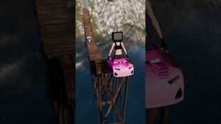 Different Skibidi Toilets Jumping From Giant Ramp with Giant Spinning Baseball Bat | BeamNG.Drive