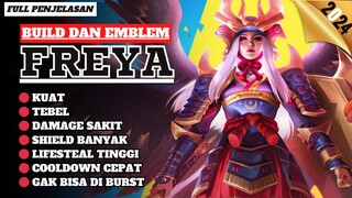 freya best build 2024 || TOP GLOBAL FREYA GAMEPLAY || MLBB/MOBILE LEGENDS