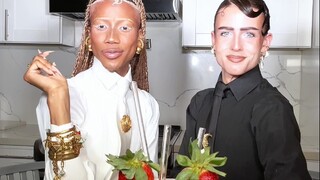 【متجر المشروبات الباردة للرجال السماويين】- صودا كريمة الفراولة والموز