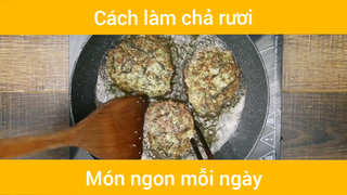 Cách làm chả rươi thơm ngon