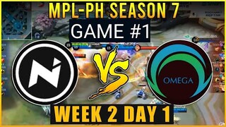 NXP ESPORTS VS OMEGA ESPORTS GAME 1 MPL PH SEASON 7 WEEK 2 DAY 1