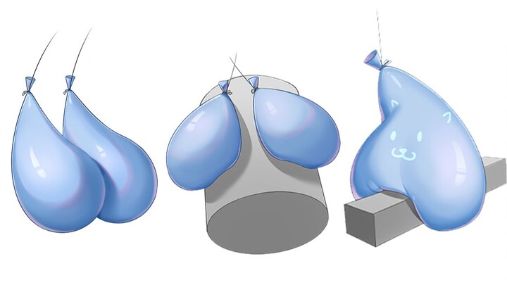 วิธีวาดลูกโป่งน้ำแบบจริงจัง!